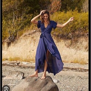 Christy Dawn Autumn Dress in Retired Navy Blue